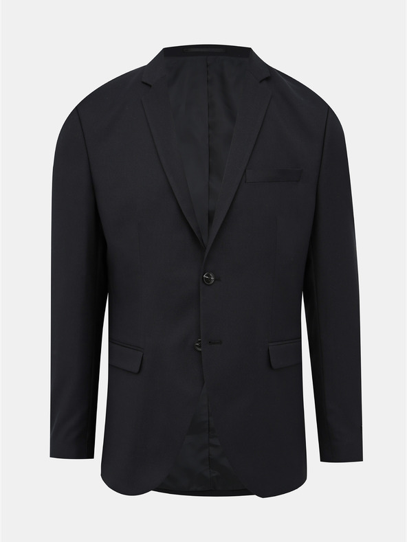 Jack & Jones Blazer negru pentru bărbați Jack & Jones Solaris din amestec de lână