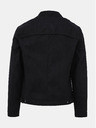 Jack & Jones Jachetă neagră Jack & Jones Rocky din piele întoarsă