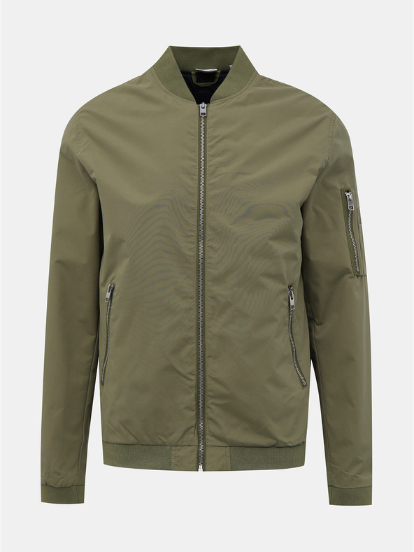 Jack & Jones Bomber hidrofug kaki Jack & Jones Rush