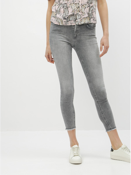 ONLY Blugi skinny cropped gri ONLY Blush