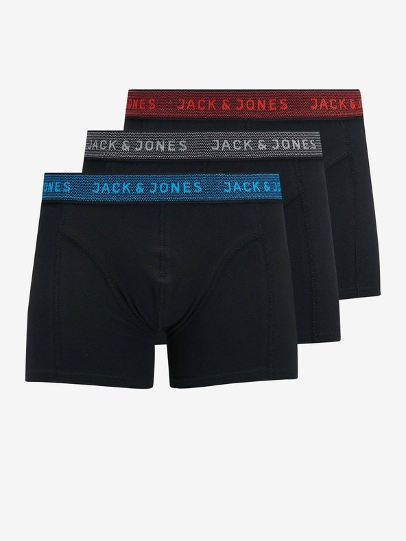 Jack & Jones Set de trei boxeri negri Jack & Jones
