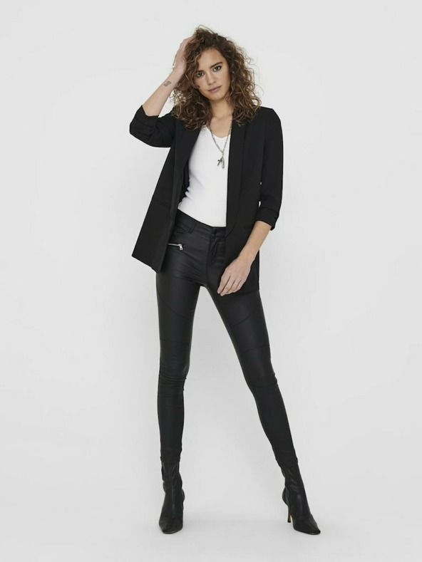 ONLY Jachetă lungă neagră ONLY Elly