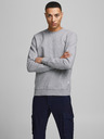 Jack & Jones Hanorac basic gri deschis pentru bărbați Jack & Jones