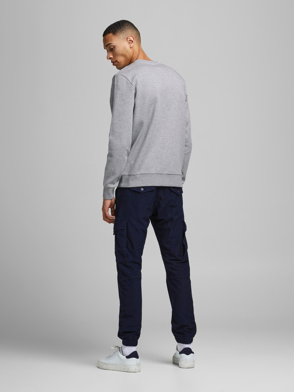 Jack & Jones Hanorac basic gri deschis pentru bărbați Jack & Jones