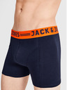 Jack & Jones Set de trei boxeri bărbătești Jack & Jones Lichfield în culorile burgundy, navy și gri