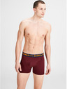 Jack & Jones Set de trei boxeri bărbătești Jack & Jones Lichfield în culorile burgundy, navy și gri