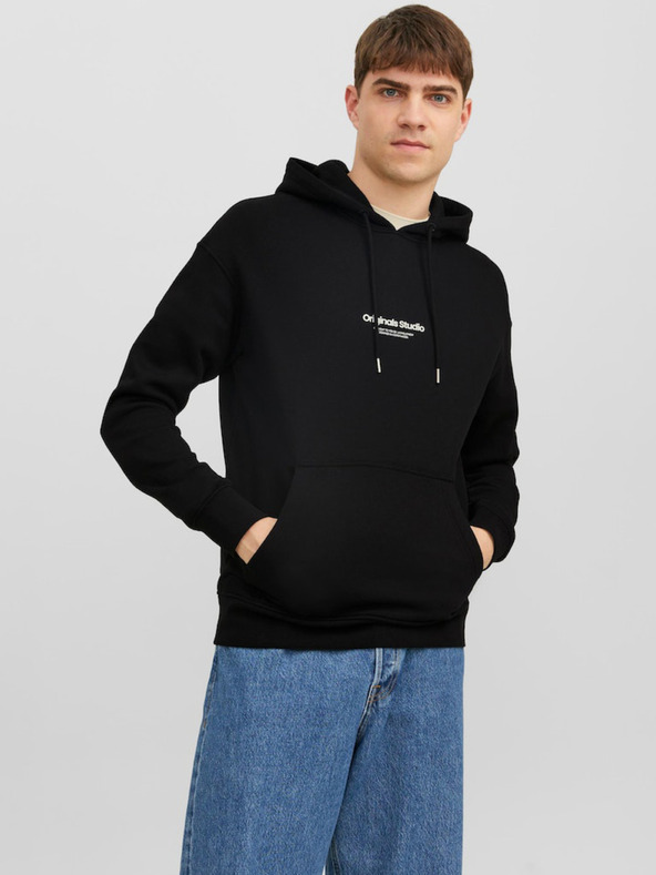 Jack & Jones Hanorac Jack & Jones Vesterbro negru pentru bărbați