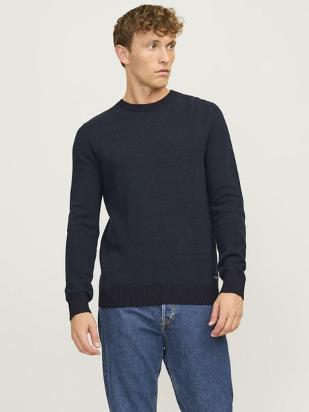 Jack & Jones Pulover Jack & Jones Globe albastru închis pentru bărbați