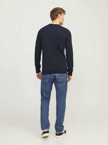 Jack & Jones Pulover Jack & Jones Globe albastru închis pentru bărbați