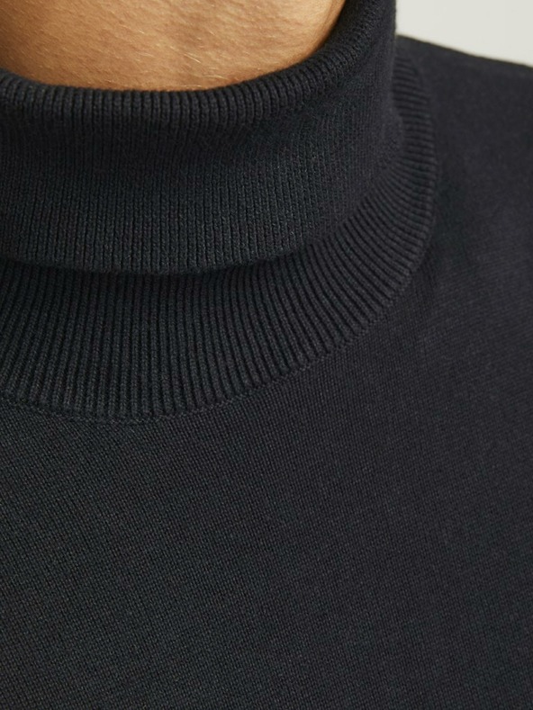 Jack & Jones Jack & Jones Basic Turtleneck Negru pentru bărbați