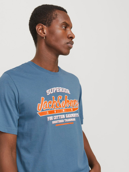 Jack & Jones Cămașă cu logo Jack & Jones albastru pentru bărbați