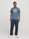 Jack & Jones Cămașă cu logo Jack & Jones albastru pentru bărbați