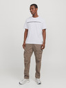 Jack & Jones Tricou alb Jack & Jones Fusion, bărbați