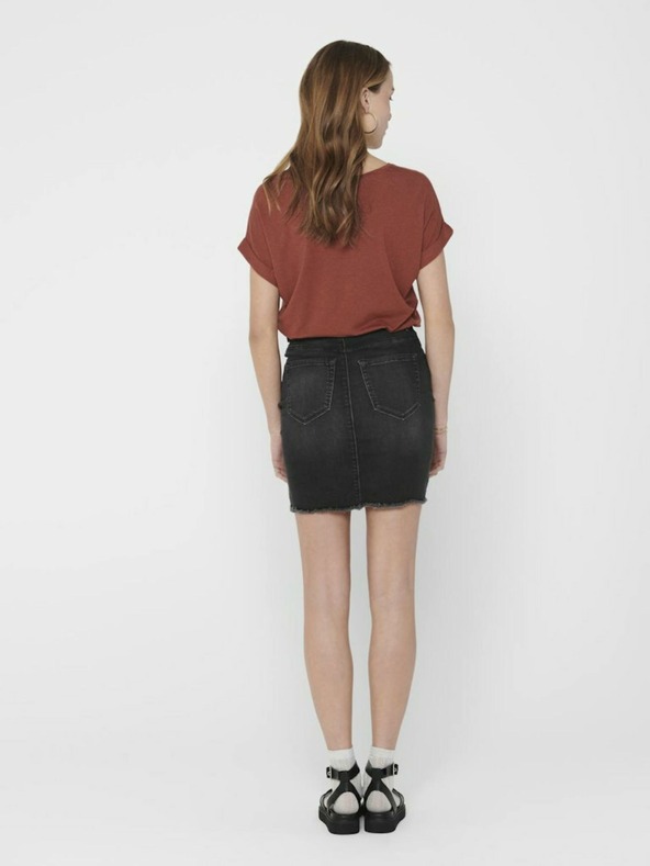 ONLY Tricou basic maro ONLY