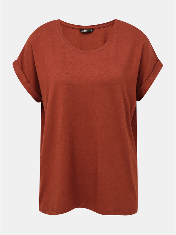 ONLY Tricou basic maro ONLY