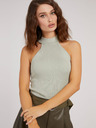 Guess Tricou cu dungi verde deschis pentru femei Guess