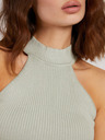 Guess Tricou cu dungi verde deschis pentru femei Guess
