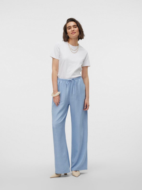 Vero Moda Blugi cu picior lat pentru femei, albastru deschis Vero Moda