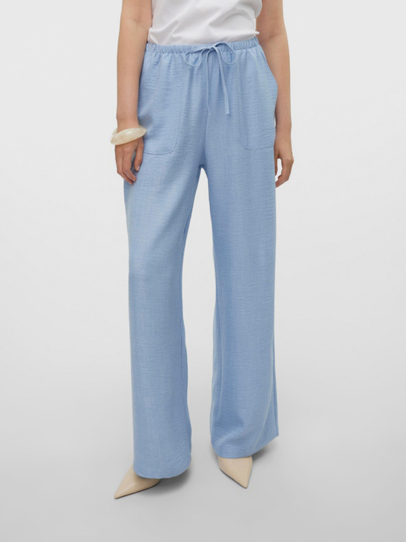 Vero Moda Blugi cu picior lat pentru femei, albastru deschis Vero Moda