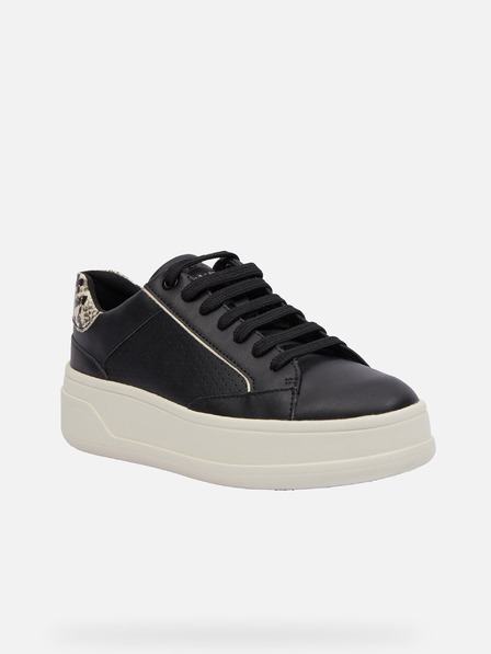 Geox Adidași negri pentru femei Geox Spherica ECUB-2