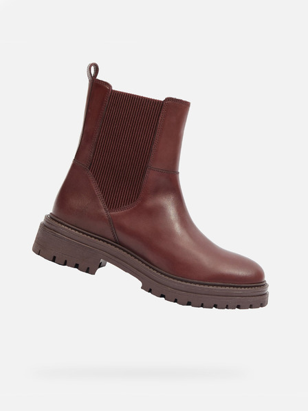 Geox Cizme de gleznă Burgundy pentru femei Geox Iridea