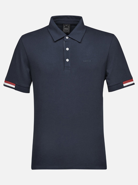 Geox Tricou polo Geox albastru închis pentru bărbați