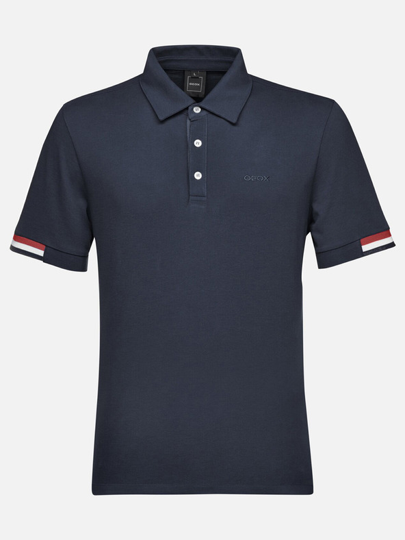 Geox Tricou polo Geox albastru închis pentru bărbați