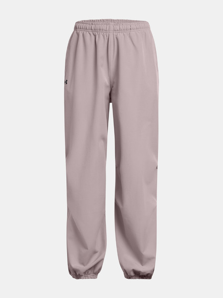 Under Armour Pantaloni sport pentru fete Under Armour Unstoppable Wvn Wide Leg-GRY