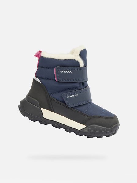 Geox Gheață de iarnă albastru închis pentru fete Geox Trekkyup B Ab