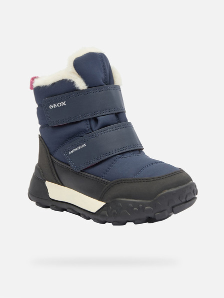 Geox Gheață de iarnă albastru închis pentru fete Geox Trekkyup B Ab