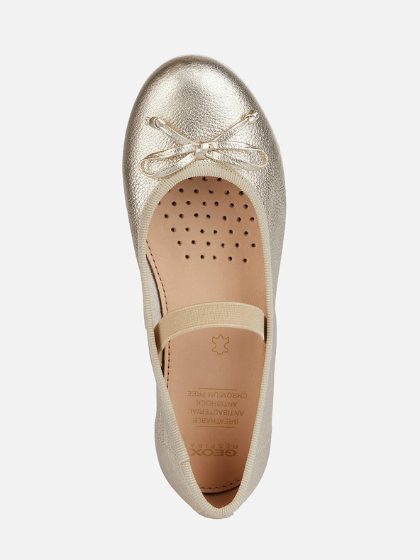 Geox Auriu Fete Balerini Geox Plie