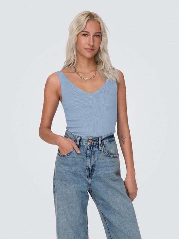 Jacqueline de Yong Top albastru deschis pentru femei JDY