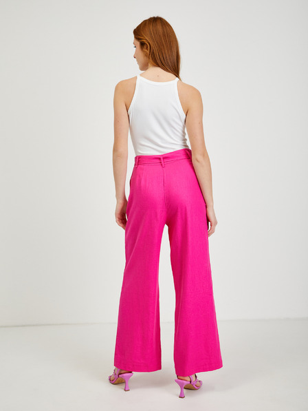 Orsay Pantaloni de damă din în roz închis ORSAY
