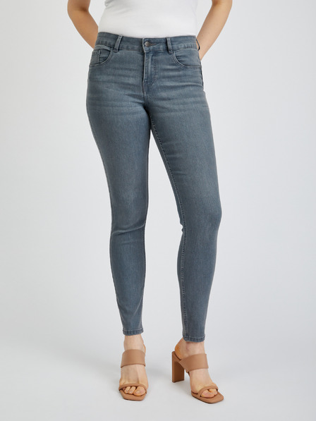 Orsay Blugi gri de damă skinny fit ORSAY