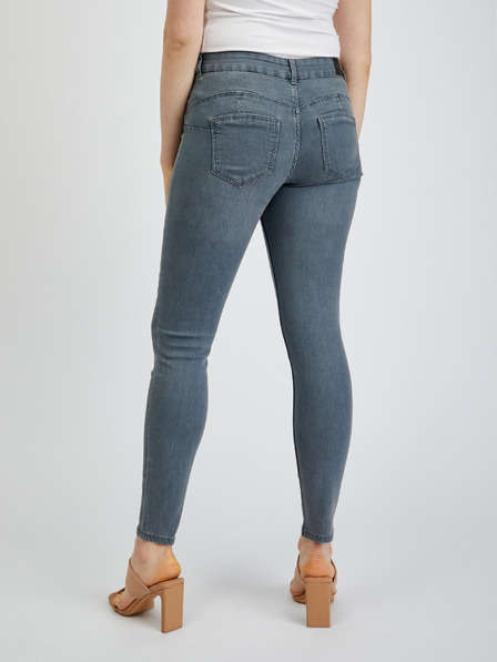 Orsay Blugi gri de damă skinny fit ORSAY