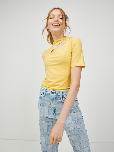 Vero Moda Tricou galben VERO MODA Glow