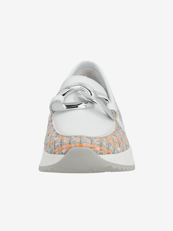 Rieker Mocasini albi pentru femei Rieker