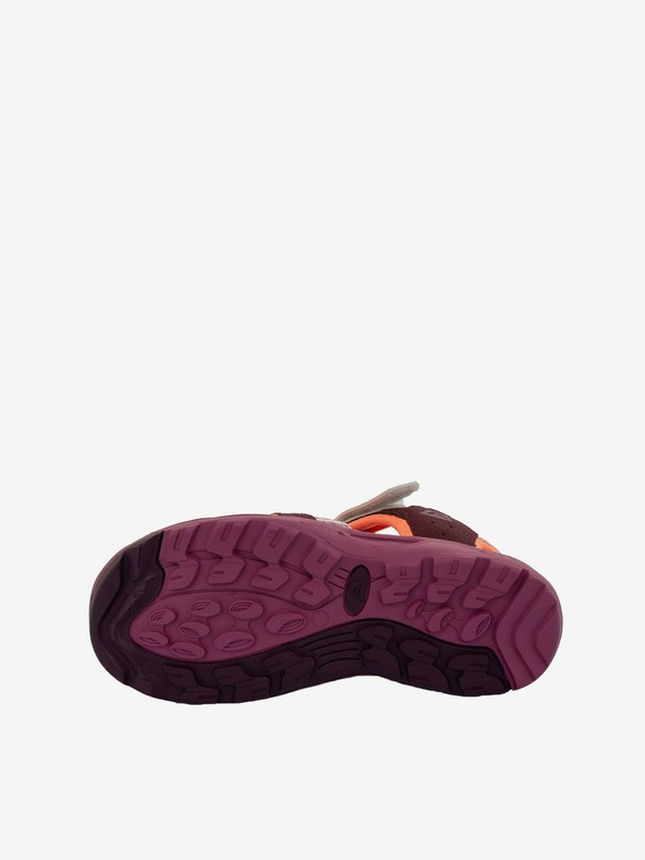 ALPINE PRO Sandale portocalii și vin pentru copii ALPINE PRO WHITE