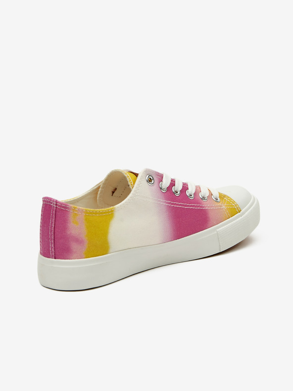 ALPINE PRO Adidași cu model galben și roz pentru femei ALPINE PRO Valera