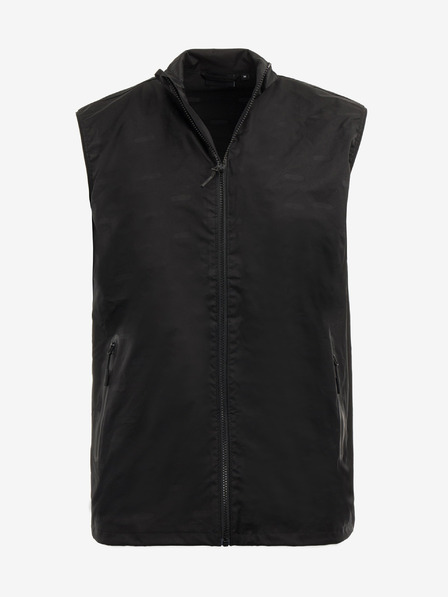 ALPINE PRO Vestă gonflabilă izolată ALPINE PRO HERDEN pentru bărbați, negru