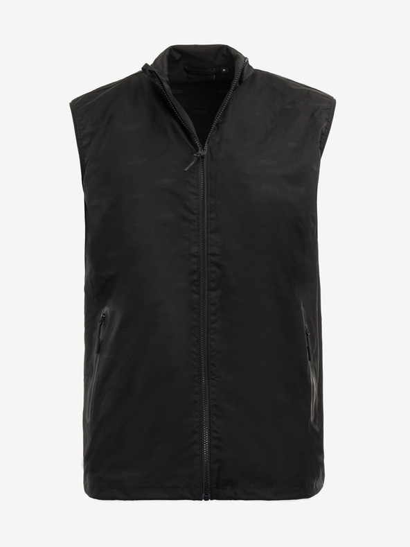 ALPINE PRO Vestă gonflabilă izolată ALPINE PRO HERDEN pentru bărbați, negru