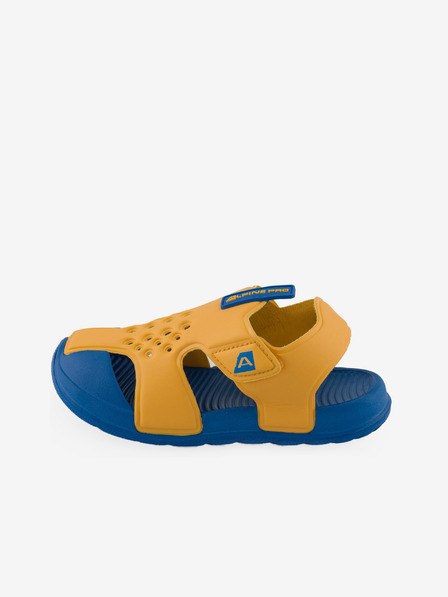 ALPINE PRO Pantofi de vară pentru copii albaștri și galbeni ALPINE PRO BREDO