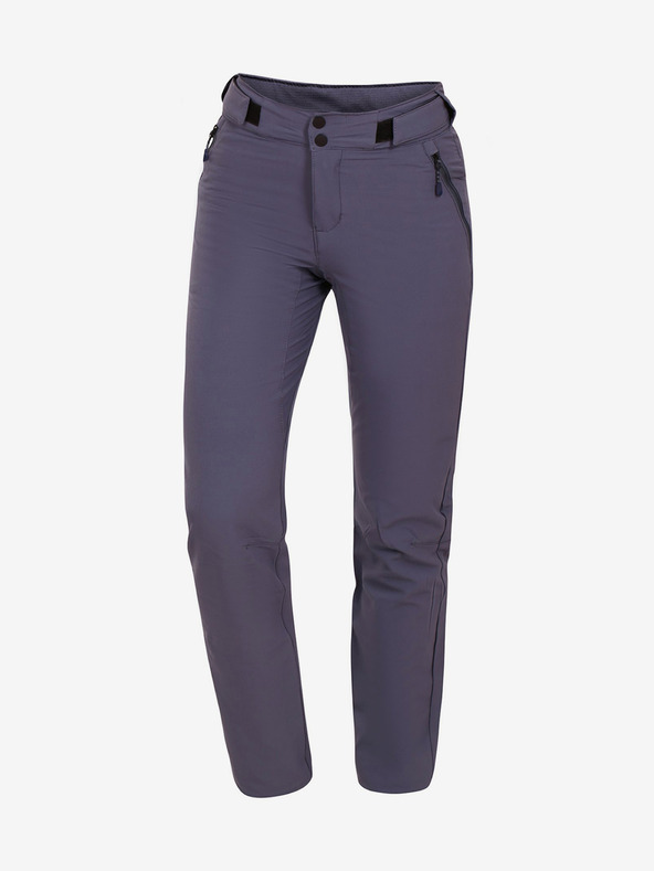 ALPINE PRO Pantaloni softshell pentru femei ALPINE PRO ENOBA gri