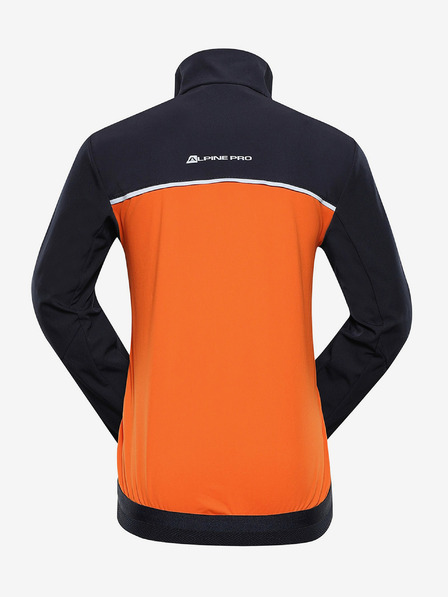 ALPINE PRO Jachetă softshell portocalie și albastră pentru copii ALPINE PRO TYCHO