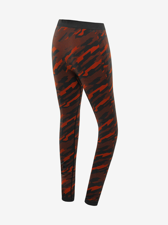 ALPINE PRO Lenjerie de corp funcțională pentru bărbați, neagră și roșie ALPINE PRO CALON