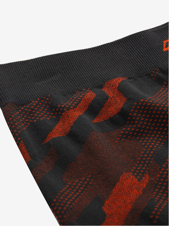 ALPINE PRO Lenjerie de corp funcțională pentru bărbați, neagră și roșie ALPINE PRO CALON