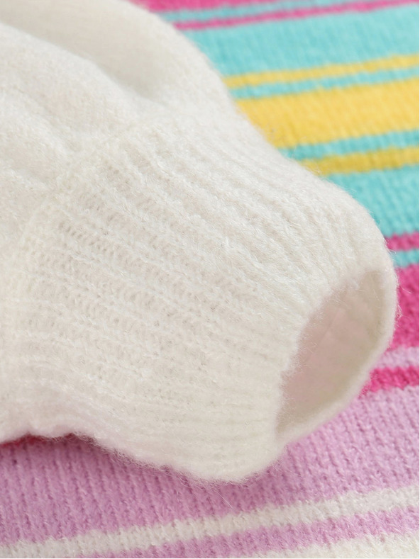 NAX Pulover cu dungi pentru copii nax NAX NORDO bej