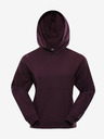 NAX Hanorac basic pentru femei de culoare burgundy NAX Geoca