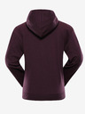 NAX Hanorac basic pentru femei de culoare burgundy NAX Geoca