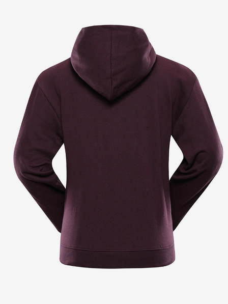 NAX Hanorac basic pentru femei de culoare burgundy NAX Geoca